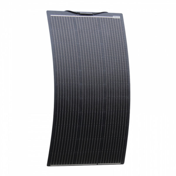 PHOTONIC - 100W Black Semi-Flexible Fibreglass Solar Panel with Durable ETFE Coating