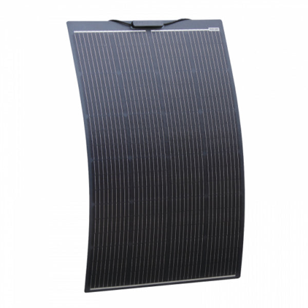 PHOTONIC - 150W Black Semi-Flexible Fibreglass Solar Panel with Durable ETFE Coating