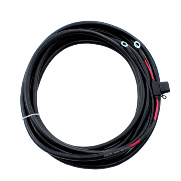PHOTONIC - 5m 6.0mm2 Dual Core Extension Cable with a Fuse Holder, 20A Fuse and Ring Terminals (8mm)