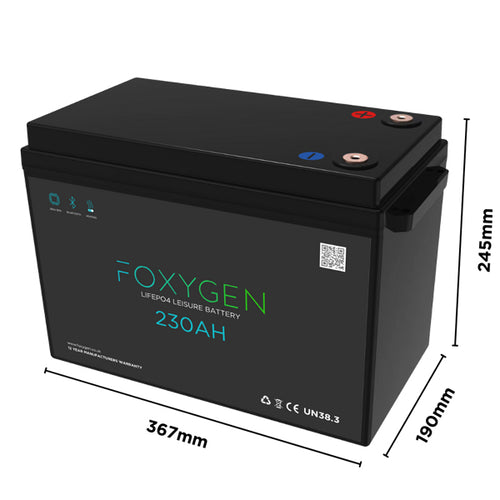 FOXYGEN - 230Ah Lithium Battery with Bluetooth & Heating