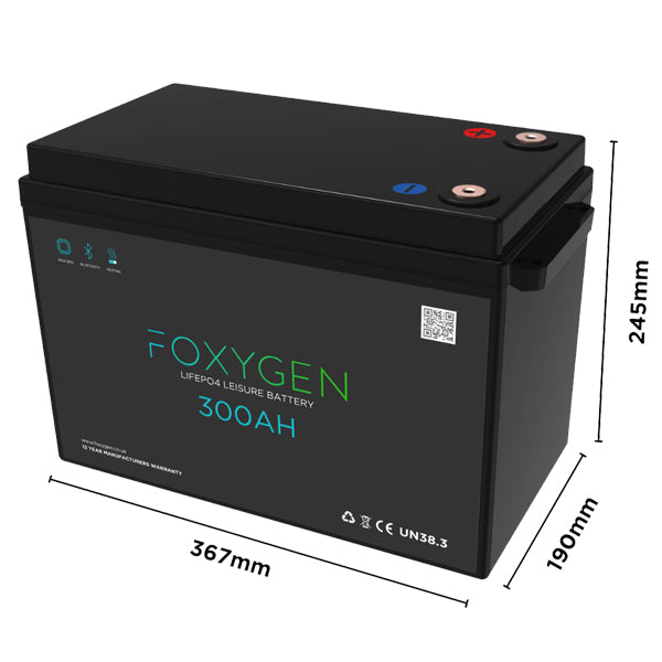 FOXYGEN - 300Ah Lithium Battery with Bluetooth & Heating