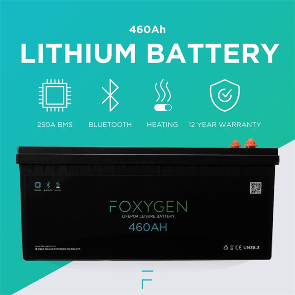 FOXYGEN - 460Ah Lithium Battery with Bluetooth & Heating