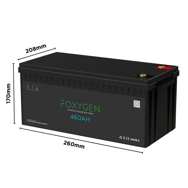 FOXYGEN - 460Ah Lithium Battery with Bluetooth & Heating
