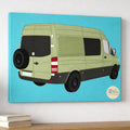 Van Life Design Prints Canvas A4 Size