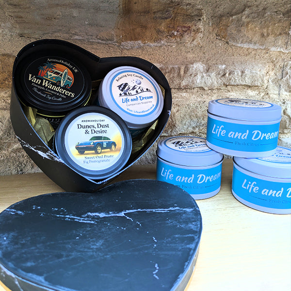 Candle Tins - Gift Boxes (3 Candles)