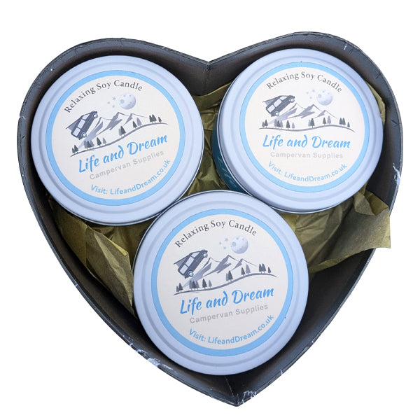 Candle Tins - Gift Boxes (3 Candles)